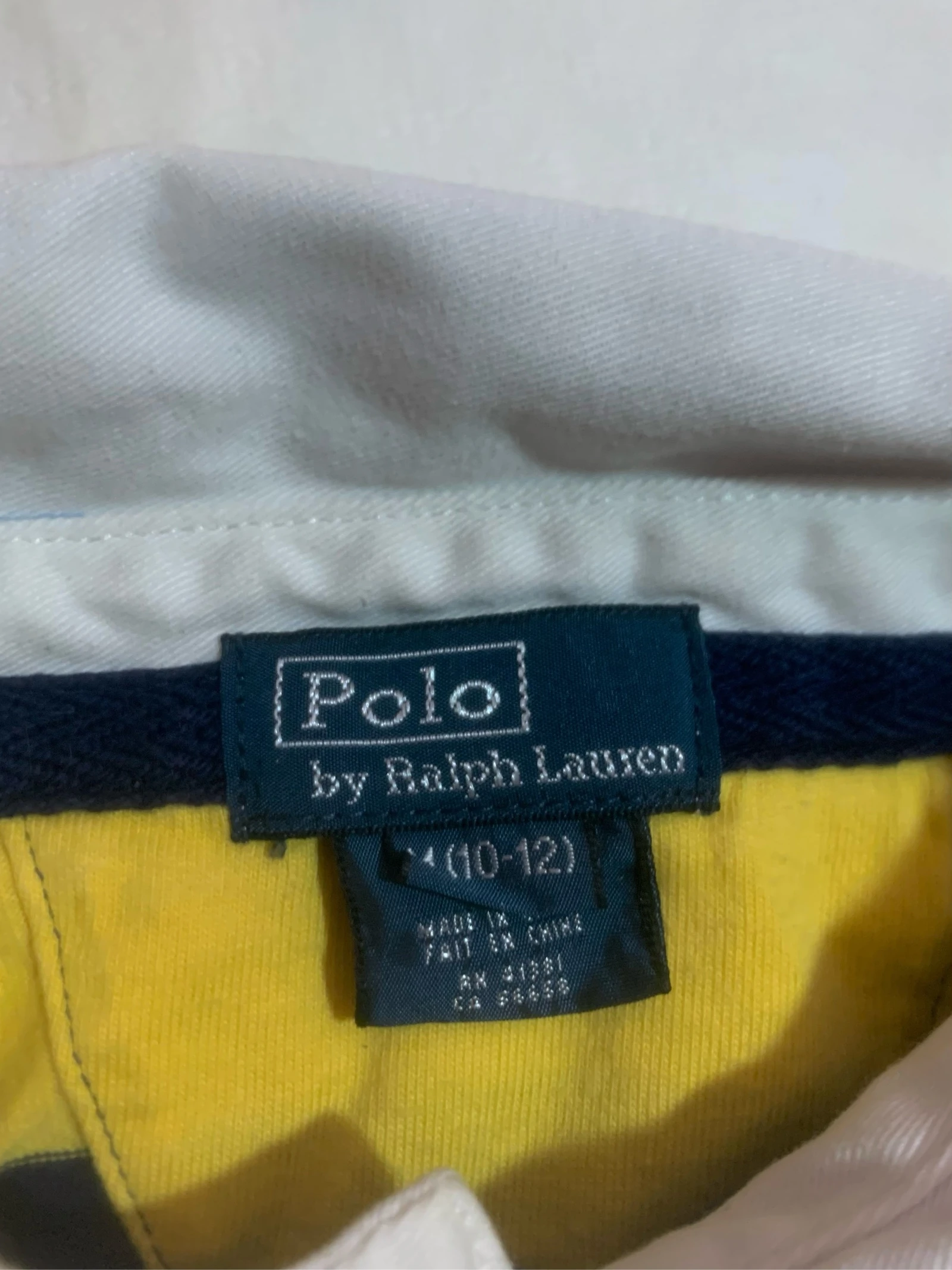 Polo Ralph Lauren Gele en Marineblauwe Marinero Maat M-Kind – photo 3